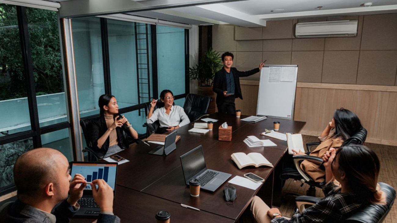 A board room