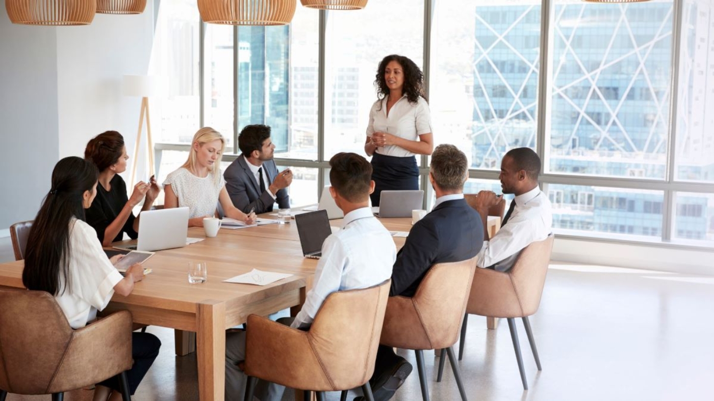 A photo of meeting room